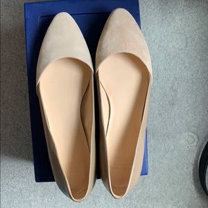 Cole Haan suede/leather flats.